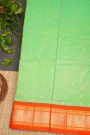 Narayanpet Silk Parrot Green Saree