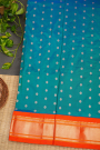 Narayanpet Silk Peacock Blue Saree