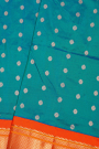 Narayanpet Silk Peacock Blue Saree