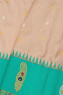 Gadwal Silk Cream Saree