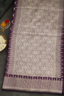 Banarasi Silk Wine Saree