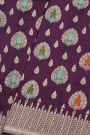 Banarasi Silk Wine Saree