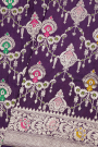 Banarasi Silk Violet Saree