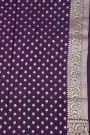 Banarasi Silk Violet Saree