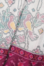 Patola Weaving Silk Off White Saree