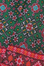 Patola Weaving Silk Bottle Green Saree