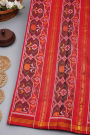 Patola Weaving Silk Mustard Saree