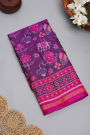 Patola Weaving Silk Purple Saree