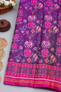 Patola Weaving Silk Purple Saree