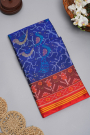 Patola Weaving Silk Blue Saree