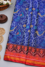 Patola Weaving Silk Blue Saree