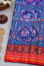 Patola Weaving Silk Blue Saree