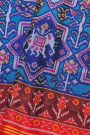 Patola Weaving Silk Blue Saree