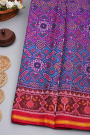 Patola Weaving Silk Blue Saree