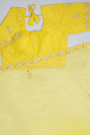 Designer Organza Yellow Saree