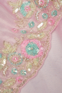 Designer Organza Multicolour Saree