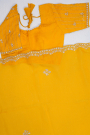 Designer Georgette Mustard Saree