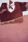 Designer Satin Organza Dual Colour Saree