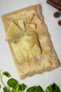 Designer Tissue Cream Saree