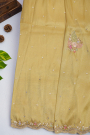 Designer Tissue Cream Saree