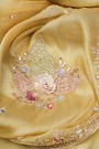 Designer Tissue Cream Saree