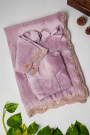 Designer Tissue Lilac Saree