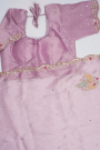 Designer Tissue Lilac Saree