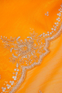 Designer Shimmer Georgette Mustard Saree