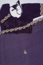 Designer Organza Navy Blue Saree