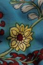 Kalamkari Silk Ice Blue Saree