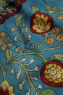 Kalamkari Silk Ice Blue Saree