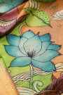Kalamkari Silk Peach Saree