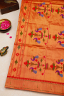 Paithani Silk Grey Saree