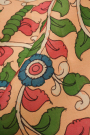 Kalamkari Silk Light Orange Saree