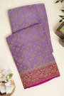 Banarasi Georgette Lilac Saree
