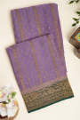 Banarasi Georgette Lilac Saree