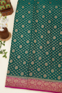 Banarasi Georgette Bottle Green Saree