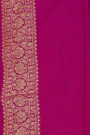 Banarasi Georgette Bottle Green Saree