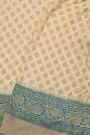 Banarasi Georgette Cream Saree