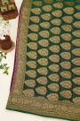 Banarasi Georgette Wine Saree