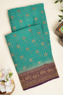Banarasi Georgette Sky Blue Saree