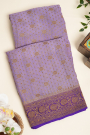Banarasi Georgette Lilac Saree