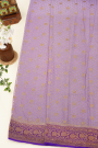 Banarasi Georgette Lilac Saree