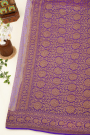 Banarasi Georgette Lilac Saree