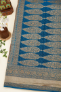 Banarasi Georgette Brown Saree