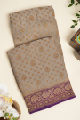 Banarasi Georgette Beige Saree