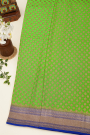 Banarasi Georgette Parrot Green Saree