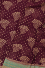 Banarasi Georgette Maroon Saree