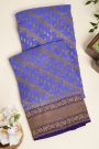 Banarasi Georgette Royal Blue Saree