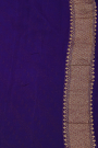 Banarasi Georgette Royal Blue Saree